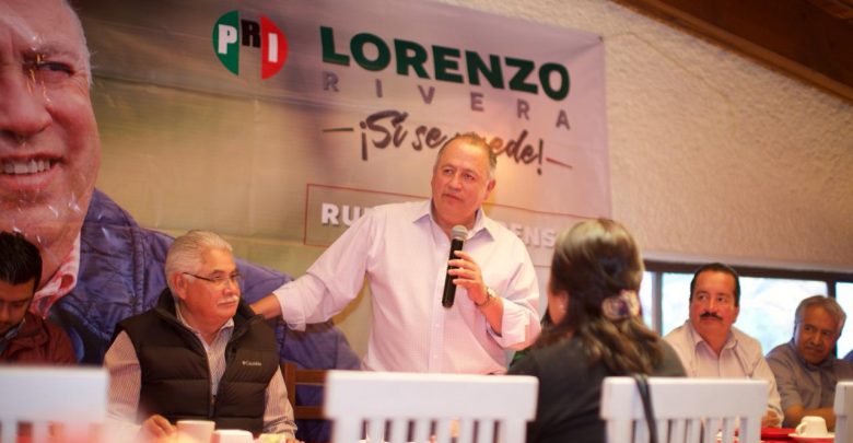 Lorenzo Rivera se reúne con líderes en San Martín Texmelucan