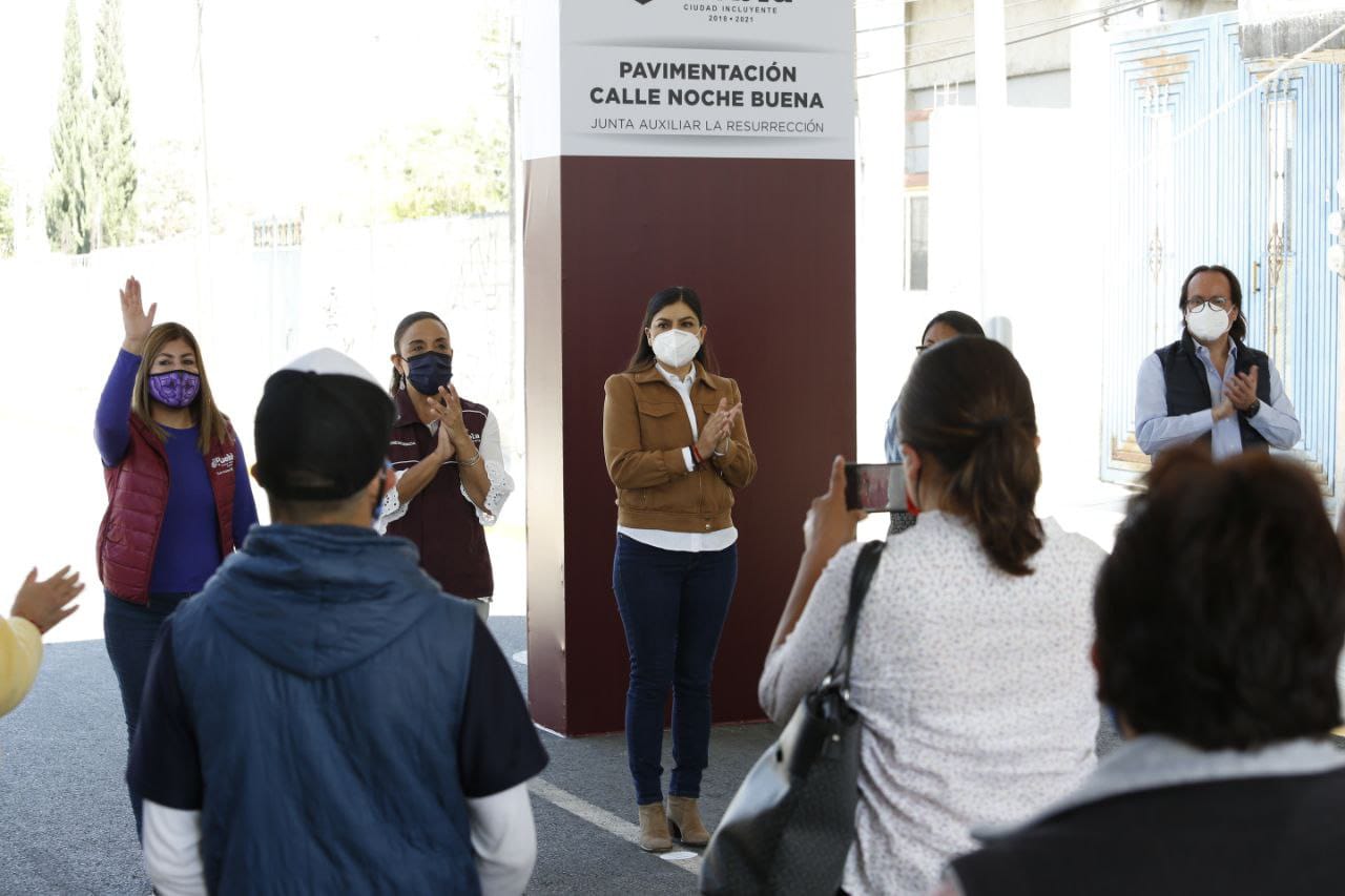 Ayuntamiento de Puebla entrega obras al norte de la capital