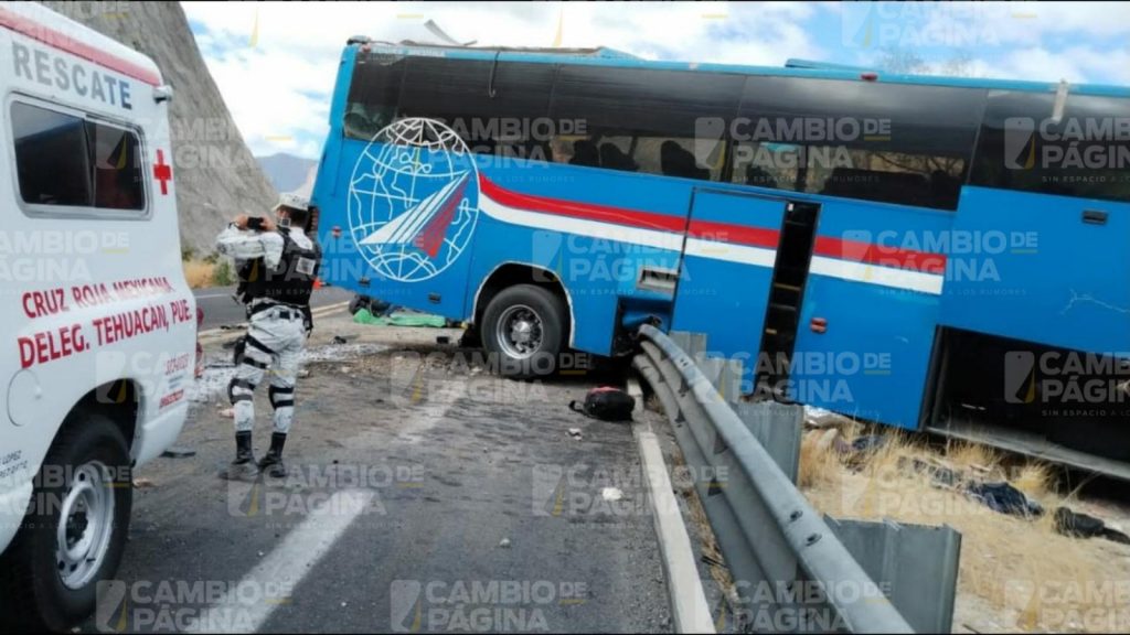 Mueren 13 en trágico accidente entre Oaxaca y Puebla
