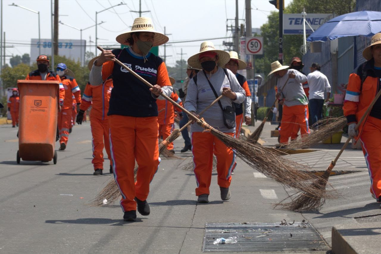 Listo operativo de seguridad y limpieza por 5 de Mayo