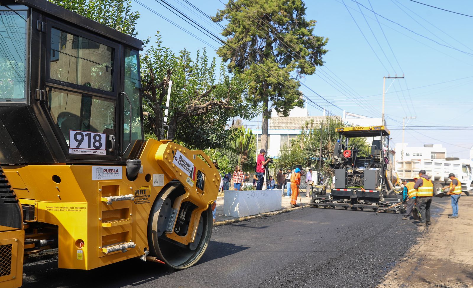 Gobierno de Puebla mejora vialidades