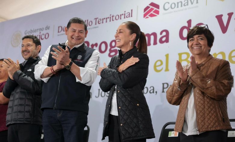 Presidenta de México visita San José Chiapa, Puebla