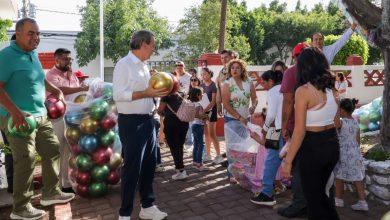 Pepe Chedraui impulsa la integración familiar en San Baltazar Campeche con festejos del Día de la Niñez
