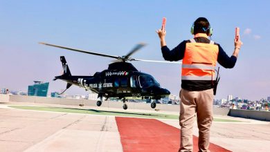 Gobernador Alejandro Armenta supervisa operativo de seguridad Semana Santa 2026 en Puebla desde helicóptero con elementos de la Guardia Nacional.