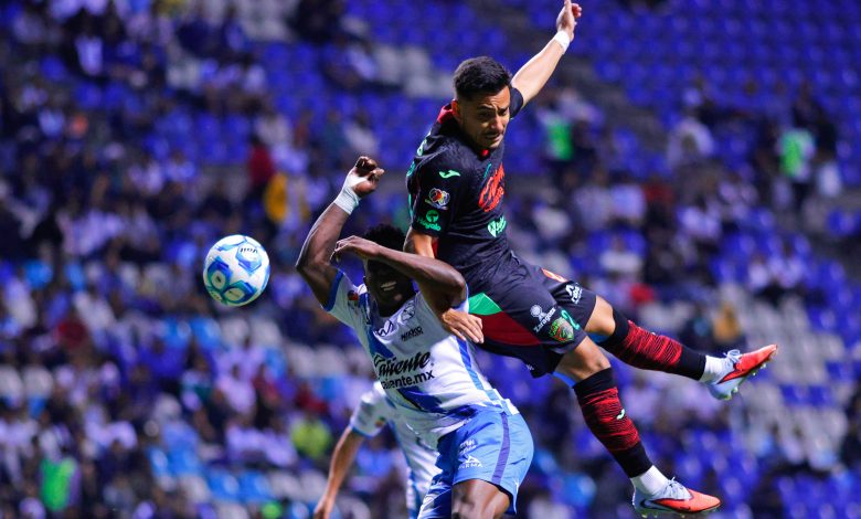 Fotografía del encuentro entre el Club Puebla y FC Juárez, correspondiente a la jornada 13 del torneo Clausura 2026 de la Liga MX, disputado en el Estadio Cuauhtémoc.
