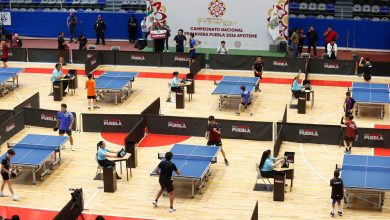 Vista panorámica de la sede del Campeonato Nacional de Primavera de Tenis de Mesa 2026 en Puebla