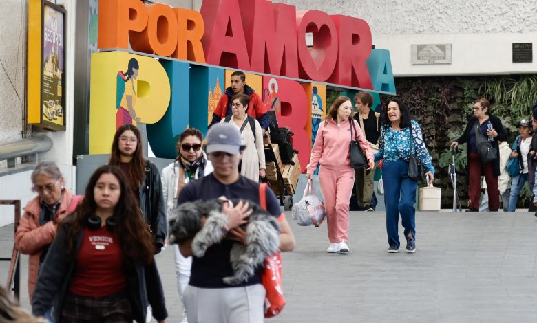 Vista panorámica de la CAPU, en donde llegan turistas a Puebla