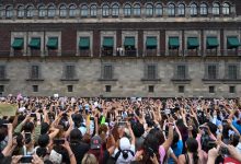 BTS Palacio Nacional: Claudia Sheinbaum recibe a la banda en el Zócalo