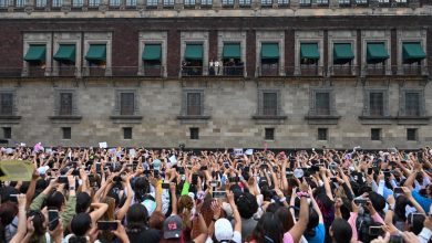 BTS Palacio Nacional: Claudia Sheinbaum recibe a la banda en el Zócalo