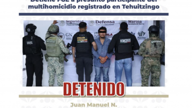 Detenido Tehuitzingo