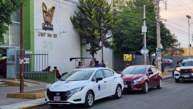 Fachada de la Clínica 55 del IMSS en Puebla tras activación de protocolos de seguridad