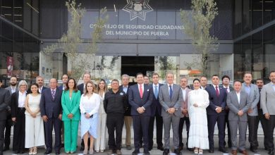 Pepe Chedraui y Alejandro Armenta presentan el Programa 360 de seguridad en Puebla