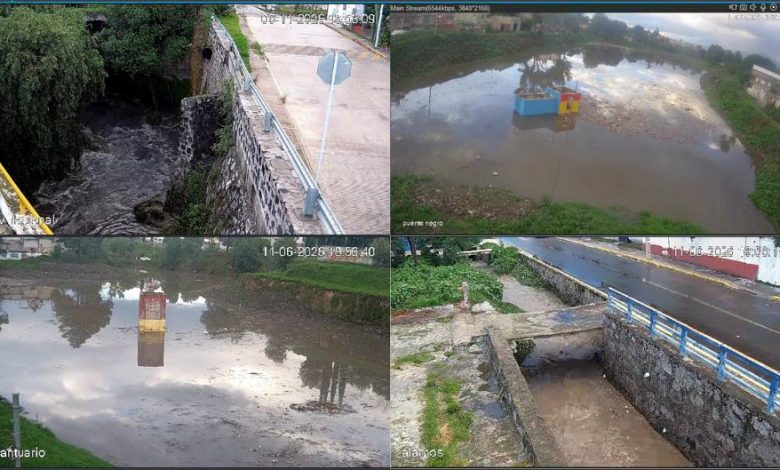 El Gobierno de Pepe Chedraui descarta riesgos de desbordamiento en ríos de Puebla tras las lluvias de hoy. Se atienden encharcamientos y caída de árboles.