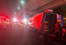 Volcadura en la autopista deja lesionados