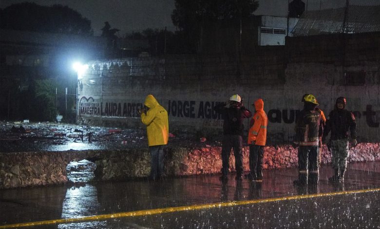 Fuertes lluvias en Puebla