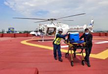Traslado aéreo de un hígado donado en Puebla hacia Ciudad de México.